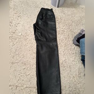 Real leather pants - size 6